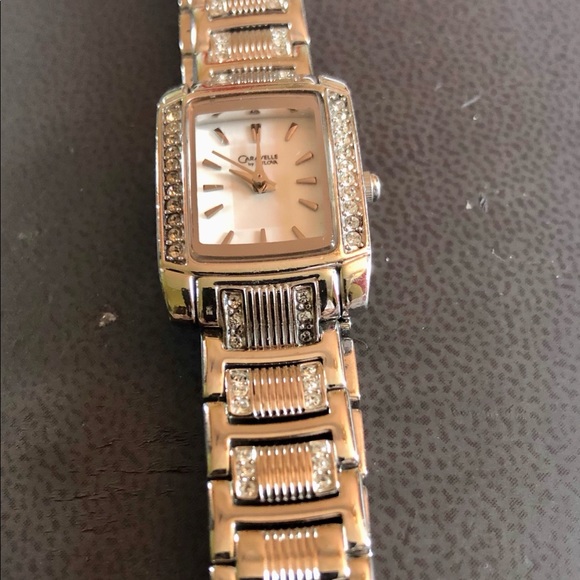 Womans bulova crystal watch